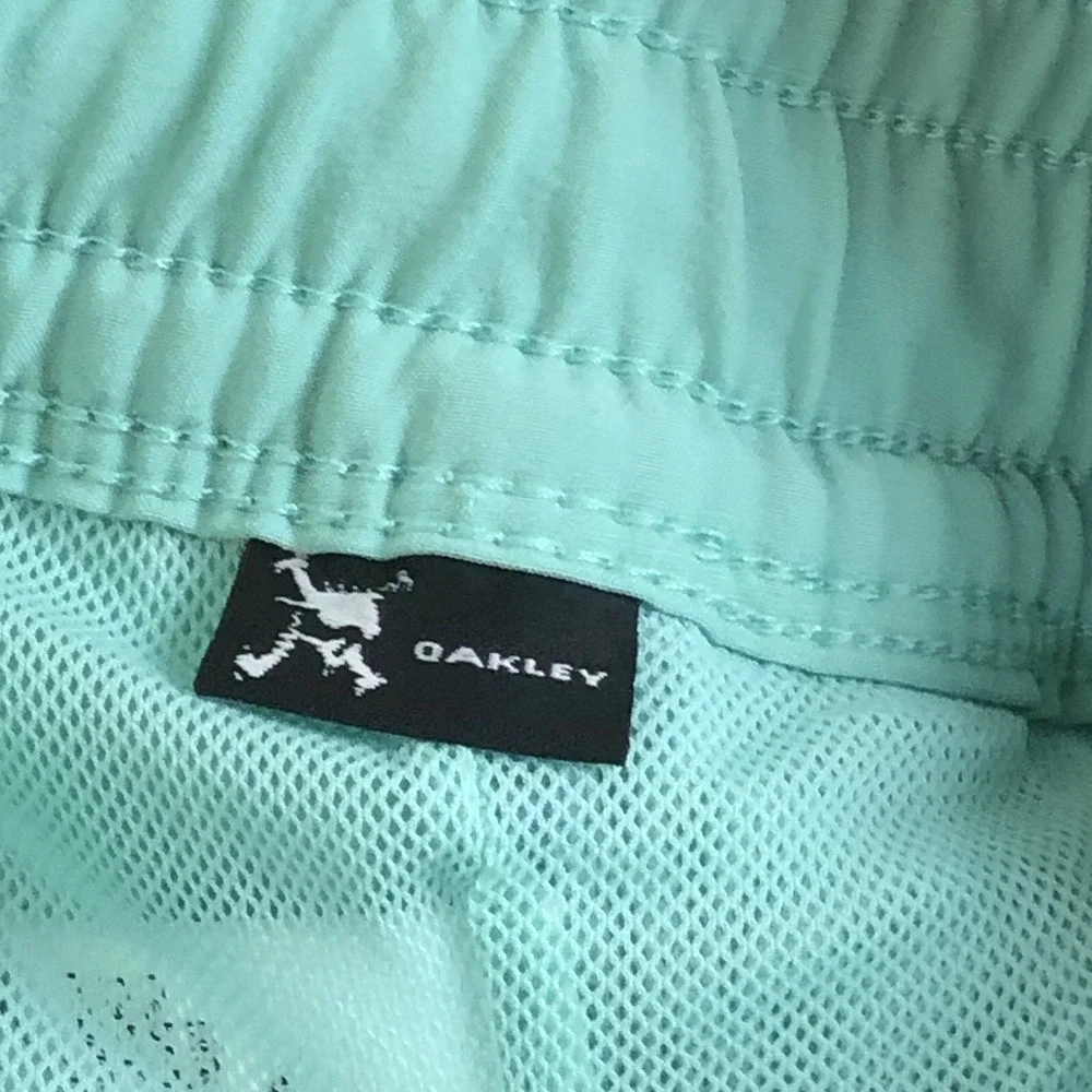 Oakley Beach Swimming Trunks Shorts Men's Sz 2XL Aqua Green Outdoors
